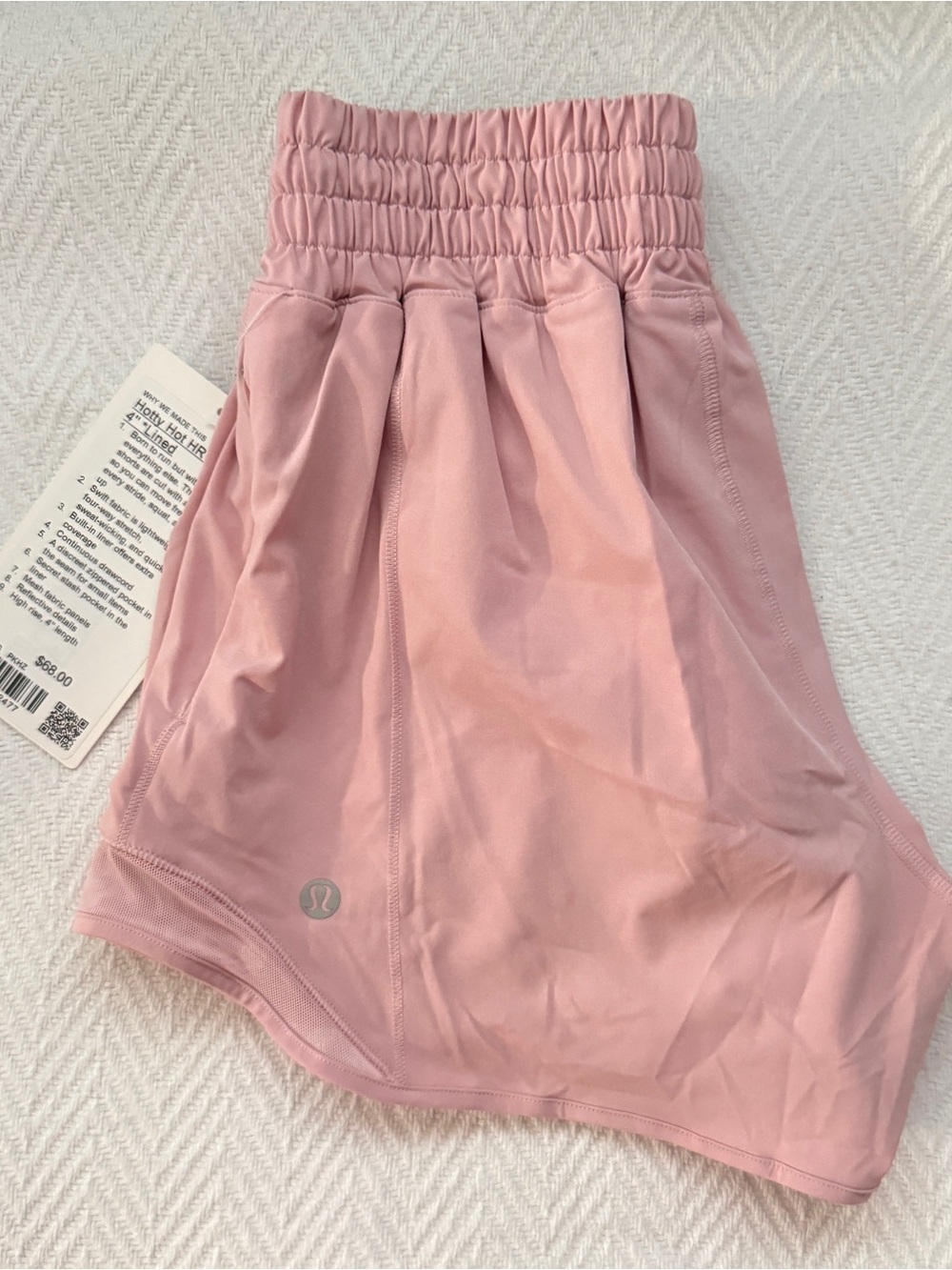 Lululemon NWT Size 2 Hotty Hot High-Rise Pink Haze